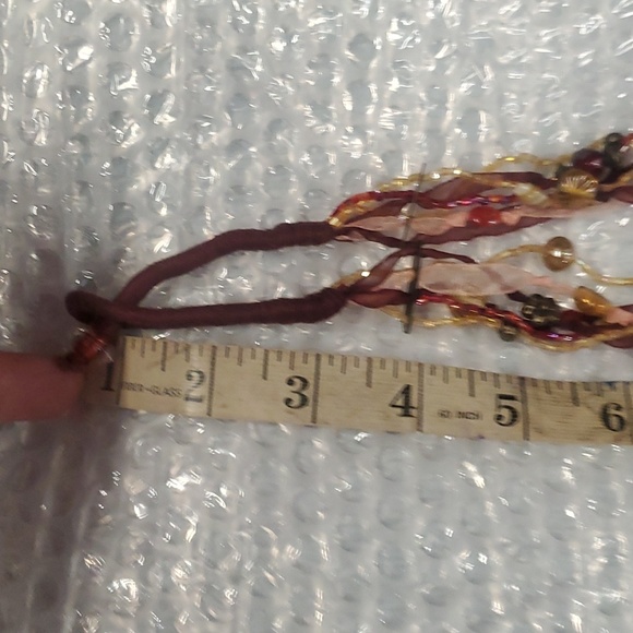 BOHO Morano glass & Beaded  Necklace mukti strand ITALY BOHEMIAN Bracelet Bundle - Picture 7 of 10